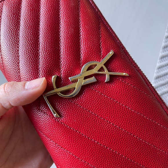 YSL monogram zippy wallet - Picture 7 of 10